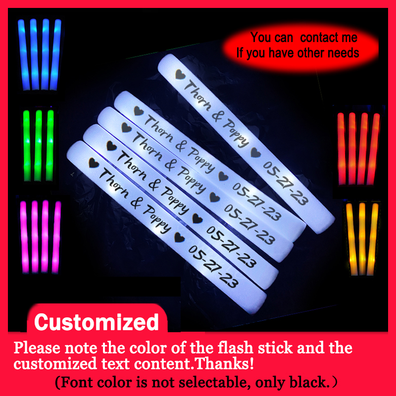 Wedding Supply In Bulk - 20/30/40 Stuks RGB LED Glow Foam