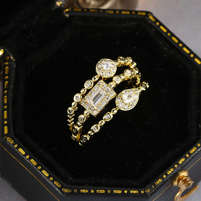 Supplier Wedding - Trendy Koreaanse vrouwen Sierlijke Ring Beknopte