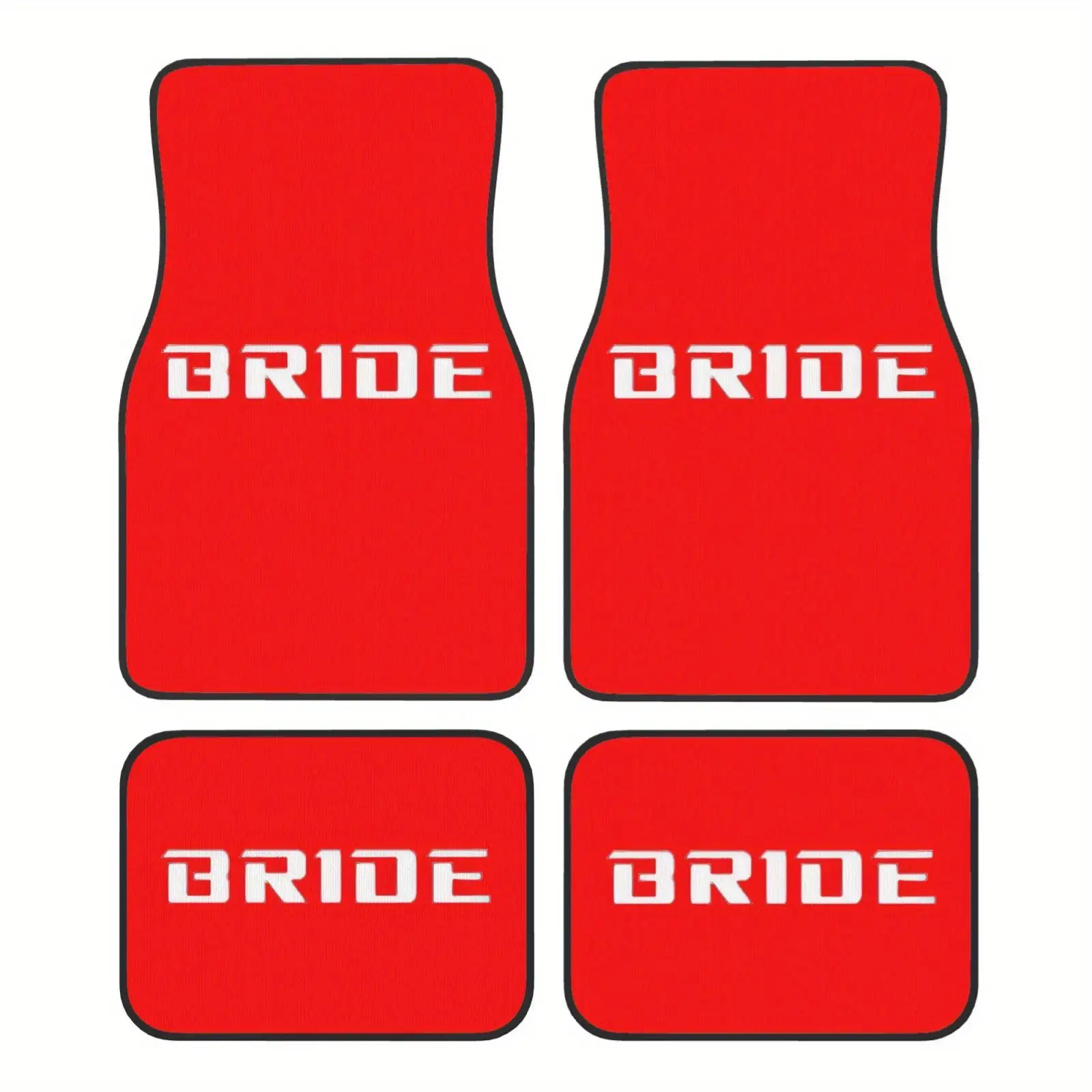 Wedding Tap - Rode bruid-letter autovloermatten, duurzame comfortabele matten,