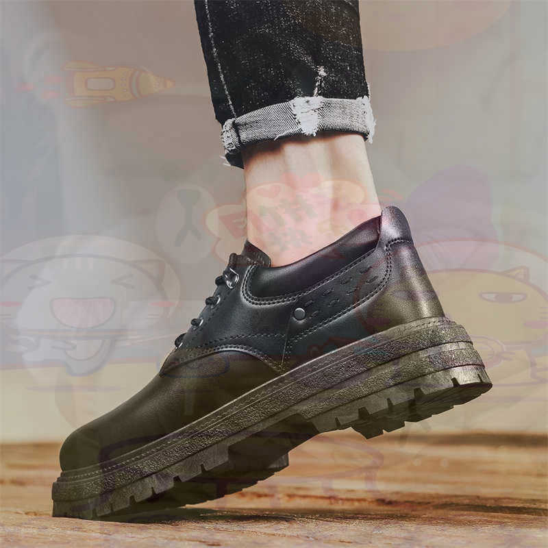 Wedding Supply Resale - Donker natuurlijk leer Mode-sneakers Tennis Herensneakers