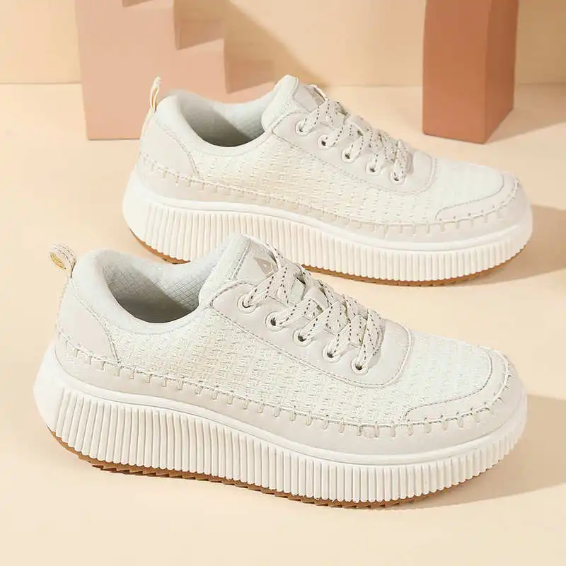 Wedding Supply Resale - Bruine schoenen Dames Flats Herfstlaarzen Sneakers