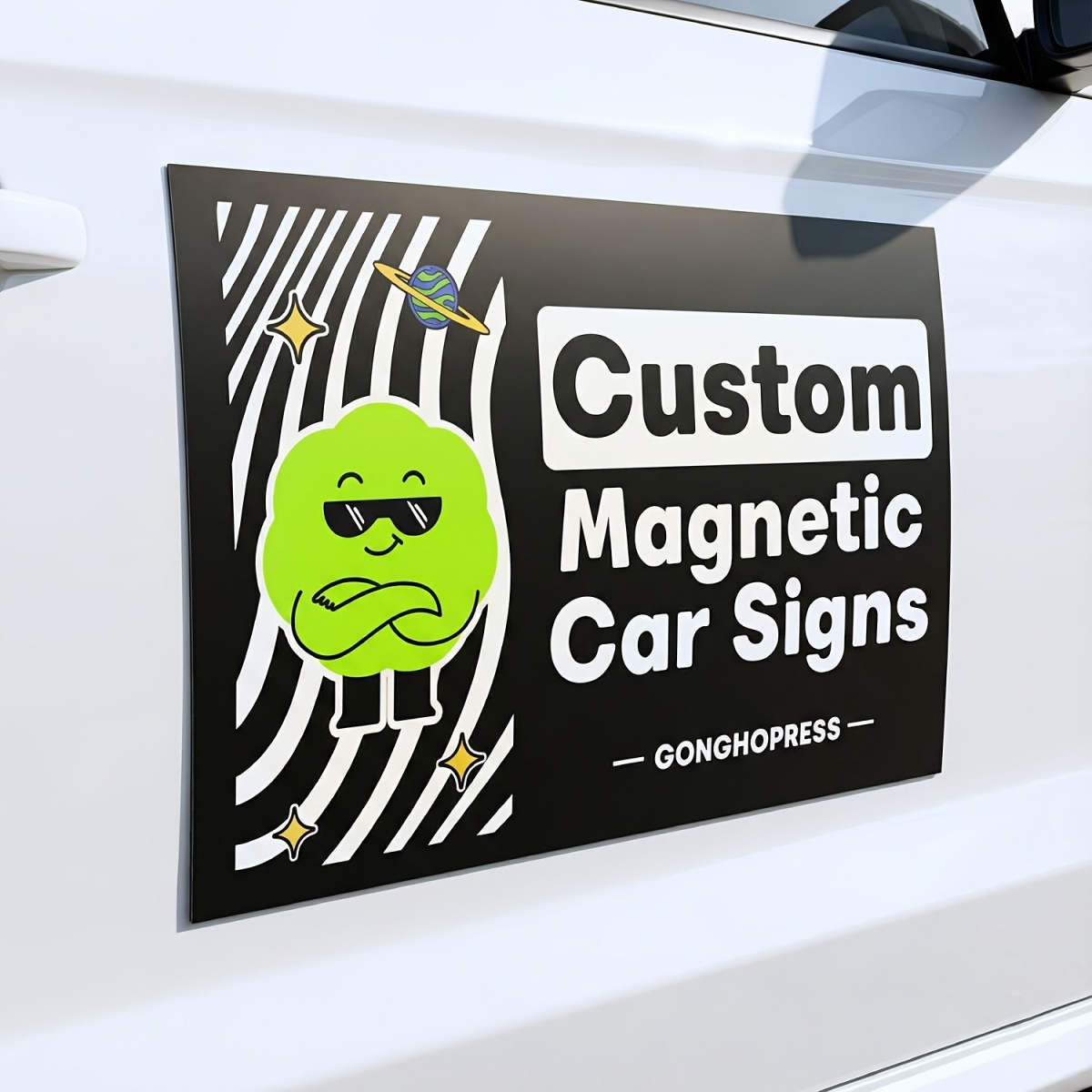 Wedding Party Supply - Aanpasbare magnetische autostickers – ideaal voor