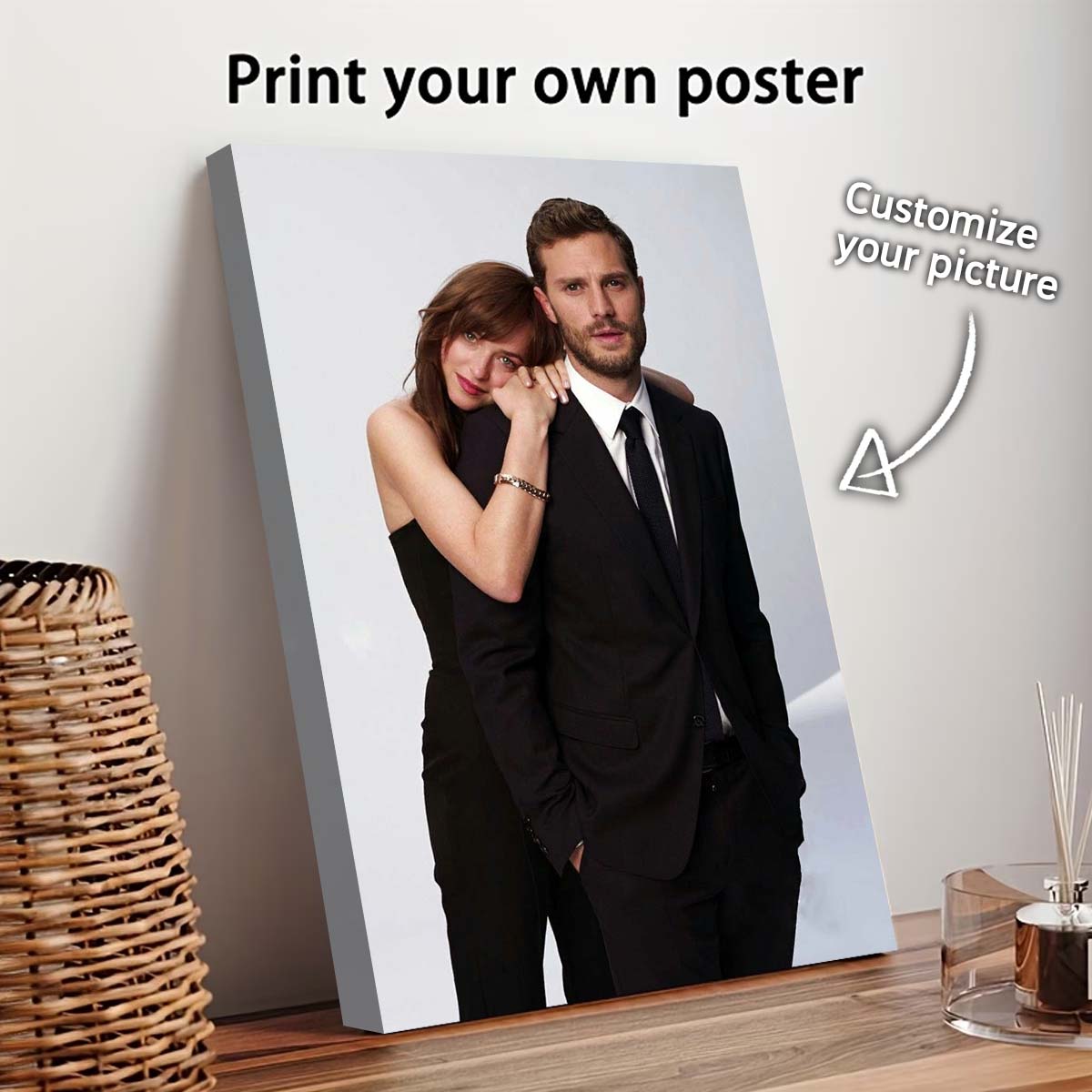 Wedding Party Supply - Op maat gemaakte canvas schilderij van