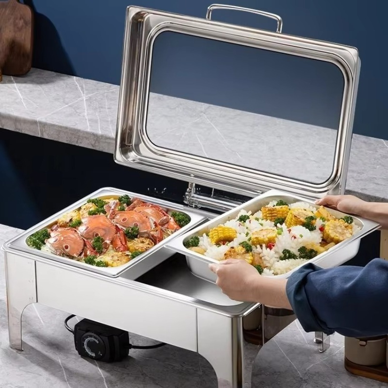 Wedding Alcohol Supply - Luxe elektrische verwarmde hotpot buffetset voor