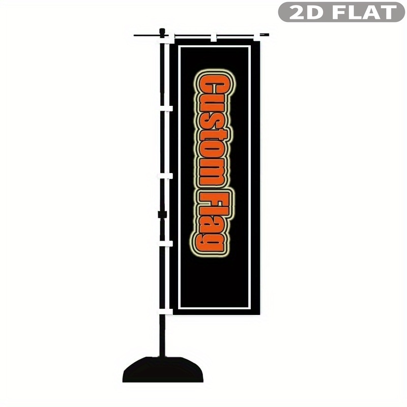 Wedding Party Supply - 1pc 2D FLAT Custom Nobori-vlag, banner