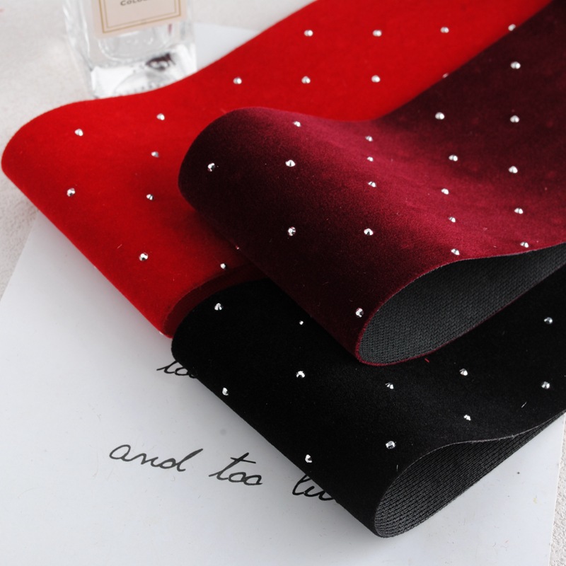 Supplier Wedding - 6Cm Dik Fluwelen Diamant Lint Winter