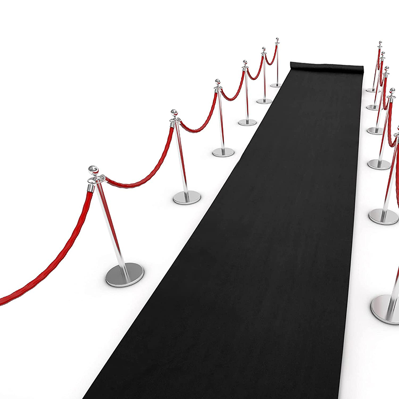 Wedding Tap - Zwart Tapijt Anti-Slip Bruiloft Tapijt Gangpad