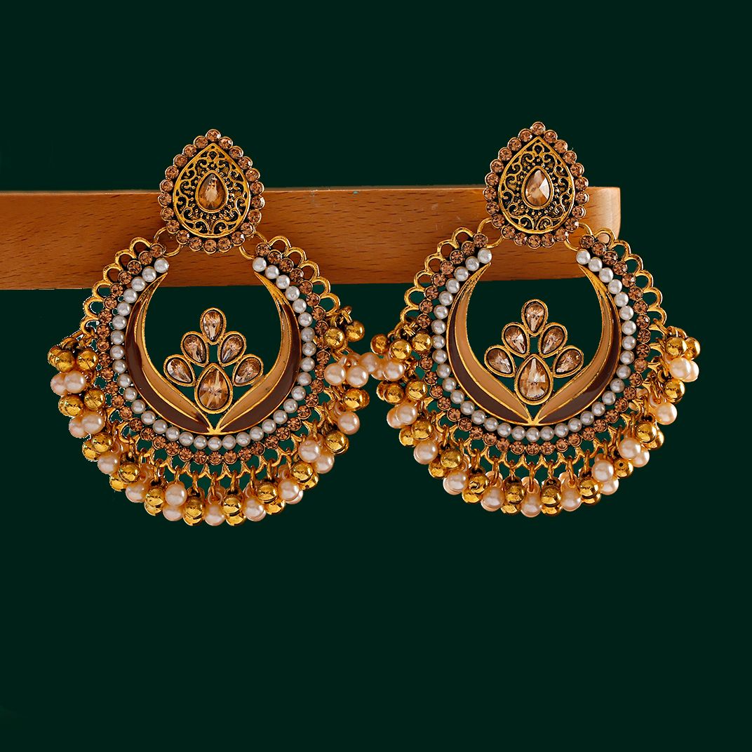 2023 Boho Indian Jhumka Oorbel - Indian Wedding Supply recensie en prijs