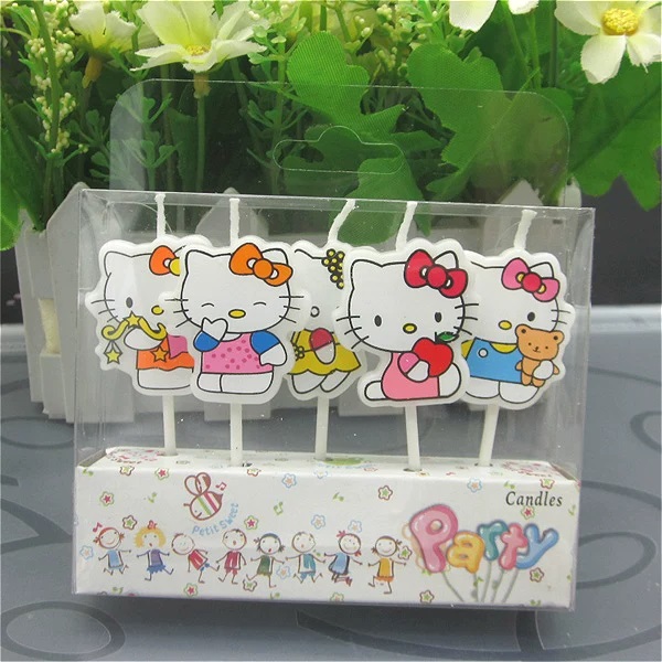 5 stks/set Kawaii HelloKitty H - Unity Candle Set recensie en prijs
