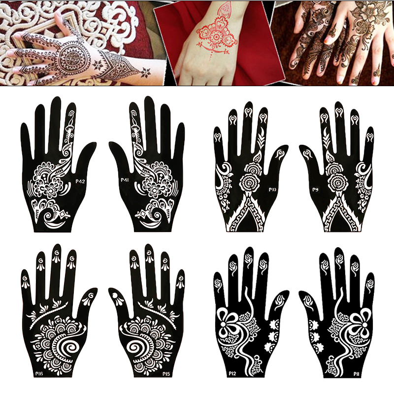 2 Stuks Henna Tattoo Stencils  - Indian Wedding Supply recensie en prijs