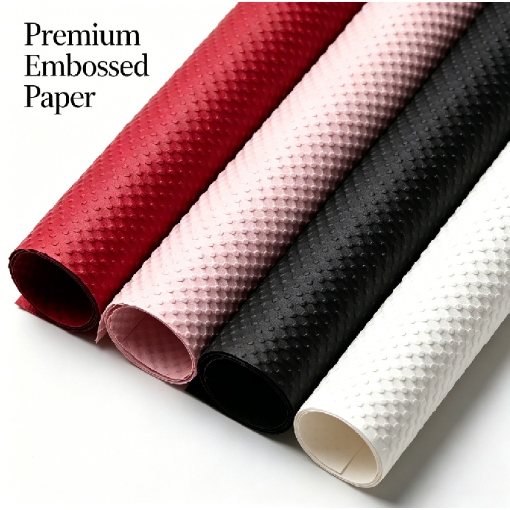 3D Dot Embossed Floral Wrap Pa - Good Floral & Wedding Decor Supply recensie en prijs