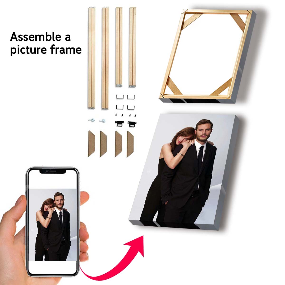 Op maat gemaakte canvas schild - Wedding Party Supply recensie en prijs