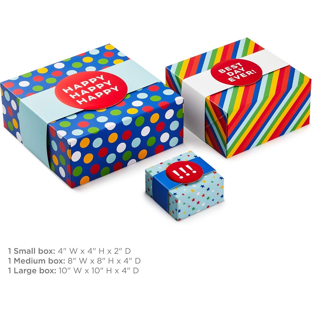 Kleurrijke cadeaudozen in dive - Wedding Packaging recensie en prijs