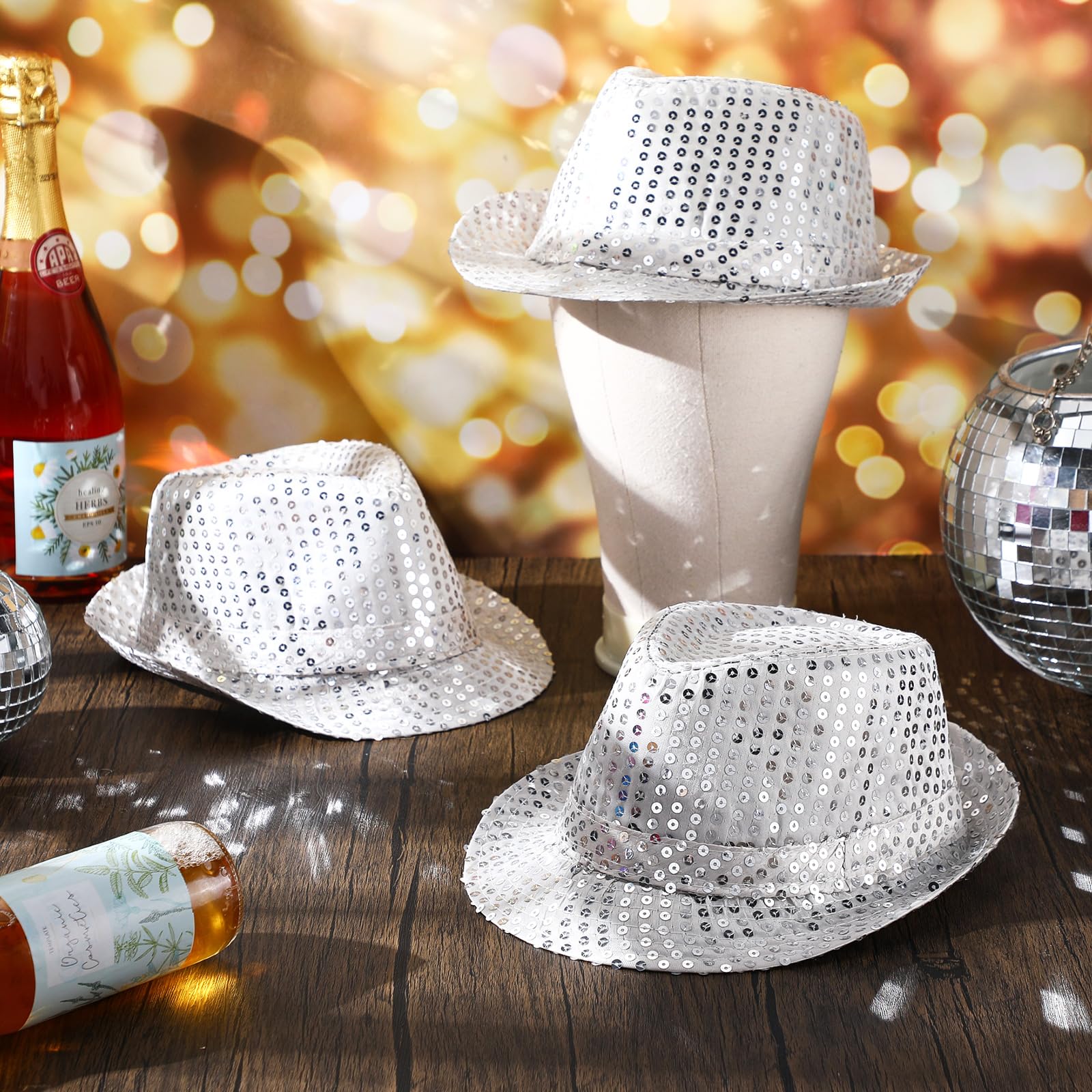 12-36 stuks paillettenhoeden b - Wedding Supply In Bulk recensie en prijs