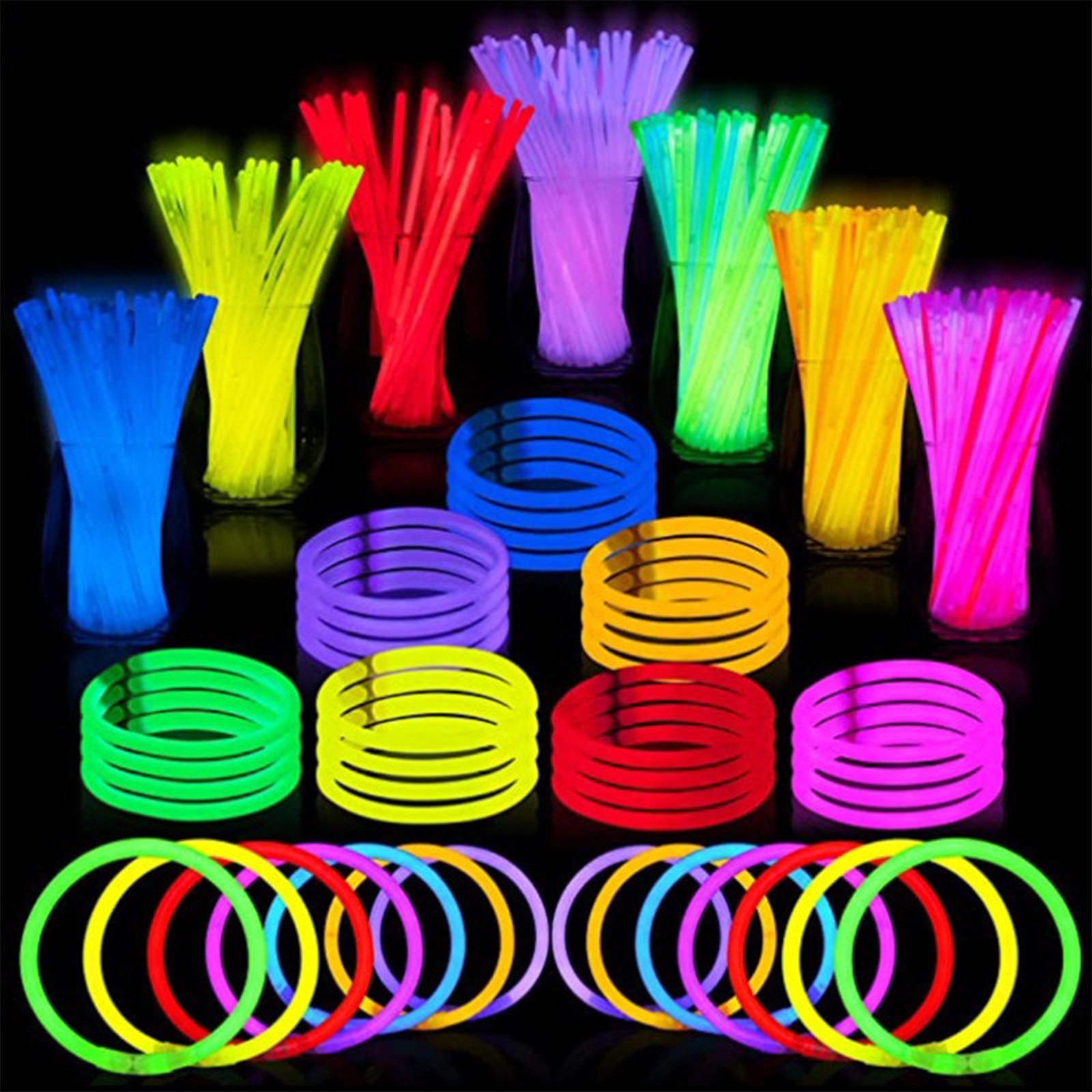 ‌ 100 Pack 20 cm Fluorescerend - Wedding Supply In Bulk recensie en prijs