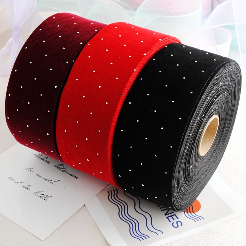 6Cm Dik Fluwelen Diamant Lint  - Supplier Wedding recensie en prijs