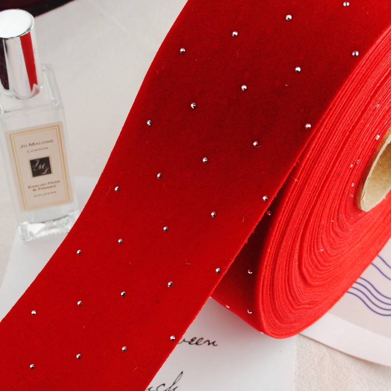6Cm Dik Fluwelen Diamant Lint  - Supplier Wedding recensie en prijs