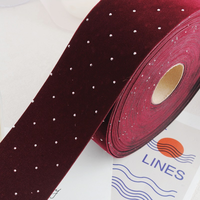 6Cm Dik Fluwelen Diamant Lint  - Supplier Wedding recensie en prijs