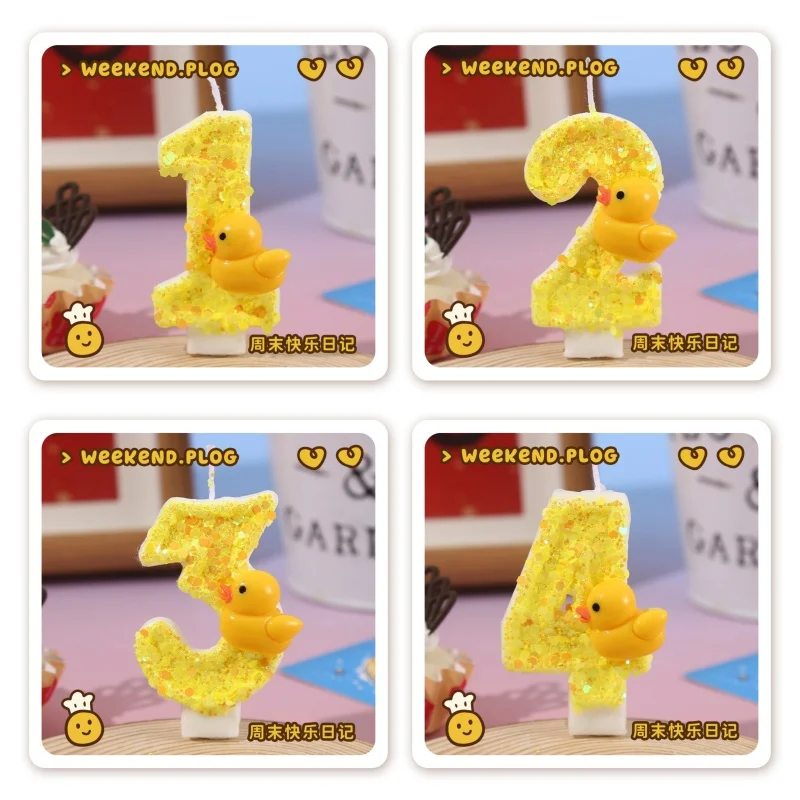 3D Mini Gele Eenden Thema Kaar - Unity Candle Set recensie en prijs